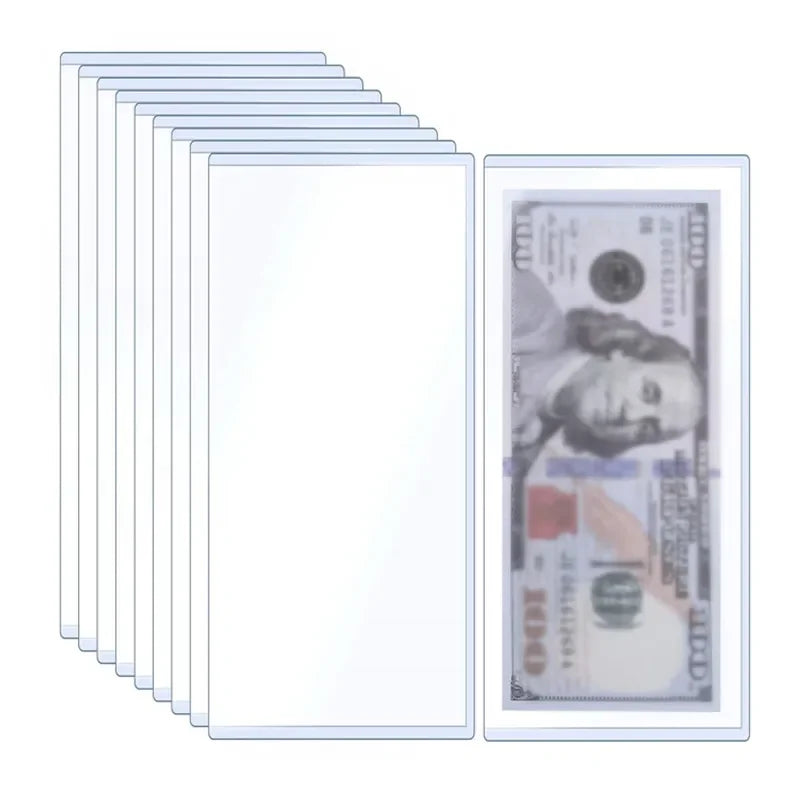 5/10pcs Commemorative Banknote Hard Plastic Sleeve Grading Hard Clip currency Protective Cover Paper money holder 173*75mm Vue 10pcs