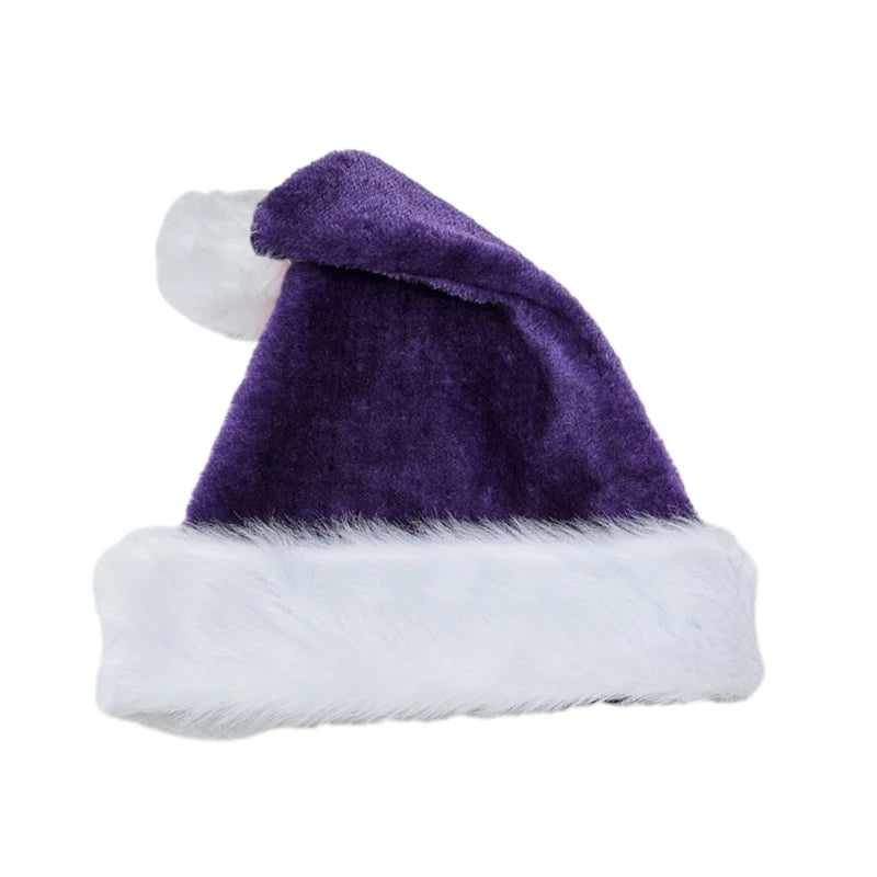 Kids Plush Elf Hat with Bell – Christmas Santa Helper Cap