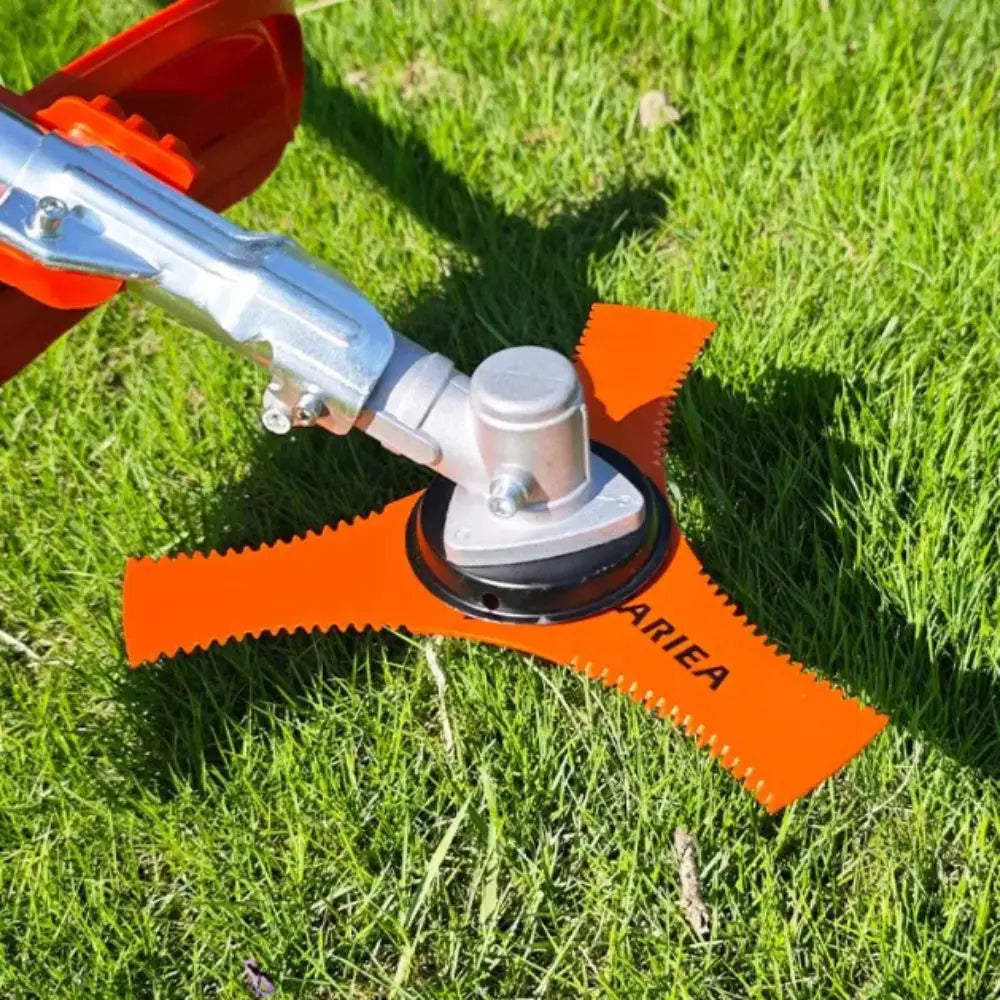 Manganese Steel Lawn Mower Cutter Three Teeth Imported Three Teeth Cutter Steel Quenching Manganese Steel Cutter Grass Cutting Vue
