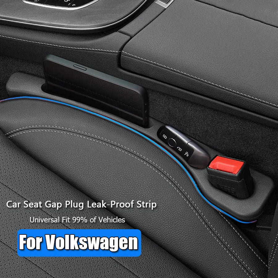 1pcs Car Seat Leak-proof Gap Side Seam Storage Filler Strip For Volkswagen VW Golf 7 MK7 Golf 8 Mk8 Tiguan MK2 Polo Jetta Vue