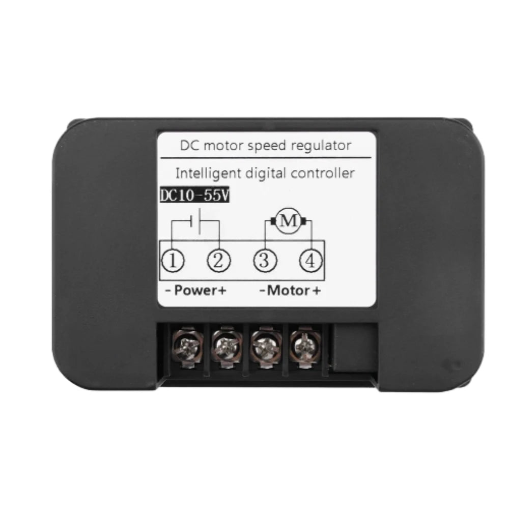 30A 10-55V Remote Control Brush Motor Forward and Reverse Regulator Adjust Motor Speed Controller Voltage and Current Detection Vue