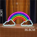 Cloud Neon Sign LED Light Rainbow Colorful Night Light for Bedroom Wall Hanging USB Powered Christmas Party Decoration Vue rainbow cloud