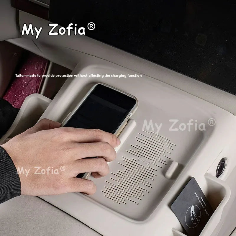 Integrated Silicone Center Console Non-Slip Full Coverage Car Interior Storage Protector Accessories For Voyah Courage 2025 2026 Vue
