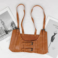 1PCS Sexy Leather Women Waist Belt Elastic Wide Band Waspie Corset Cinch Underbust Vue Khaki