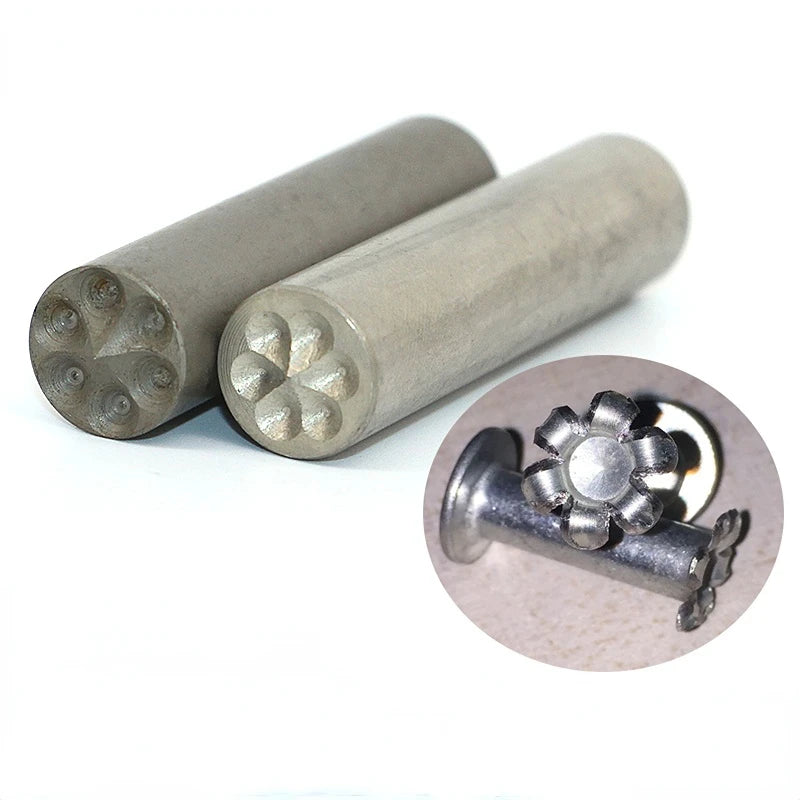 Semi-Tubular Rivet Flowering Punch Tool 6/8 Petal 2–6mm Rivet Flowering Punch Vue