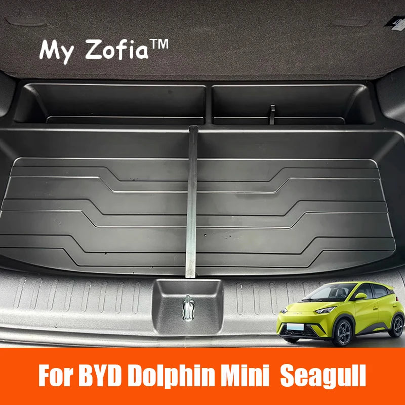 BYD Dolphin Mini Seagull TPE Trunk Organizer Box 2024–2026 Trunk Cargo Organizer Vue