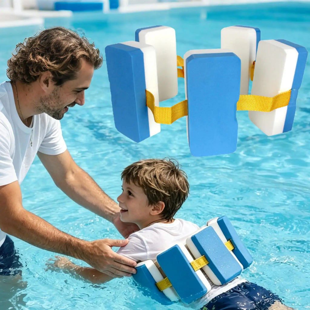 Adjustable Kids Swimming Belt Pool Training Waist Float Buoyancy Aid for Boys Girls Beach Aqua Exercise Water Aerobics Vue