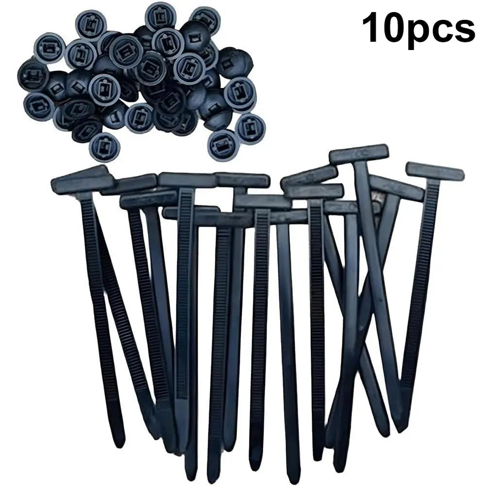 Heavy Duty Nylon Zip Ties Self-Locking Cable Ties 10–100 Pack Nylon Cable Ties Vue 10Pcs China Mainland