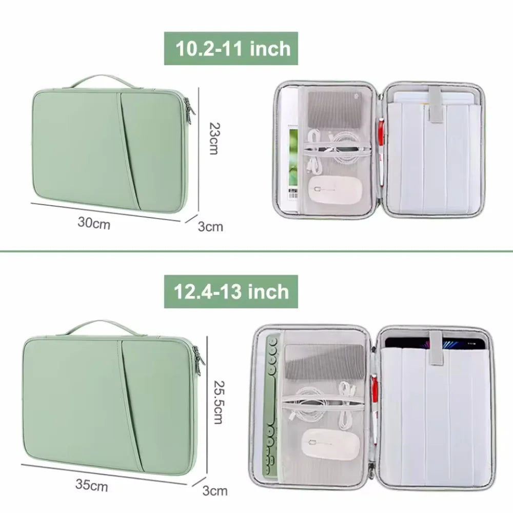 Laptop Bag for 11-13 Inch Protective Tablet Sleeve Case Padded Carrying Case Fit for iPad Macbook Xiaomi ASUS HUAWEI Lenovo Vue