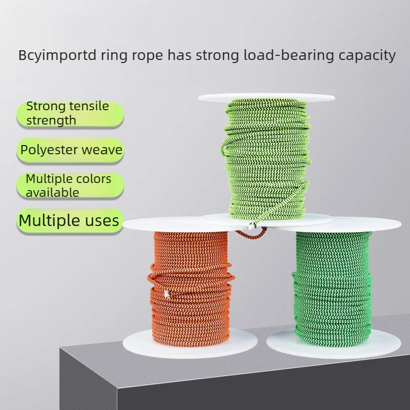 High Strength Polyester D Loop String Archery Compound Bow Release D-Loop RopeBowstring Making Cord Outdoor Shooting Accessories Vue green 3 meters