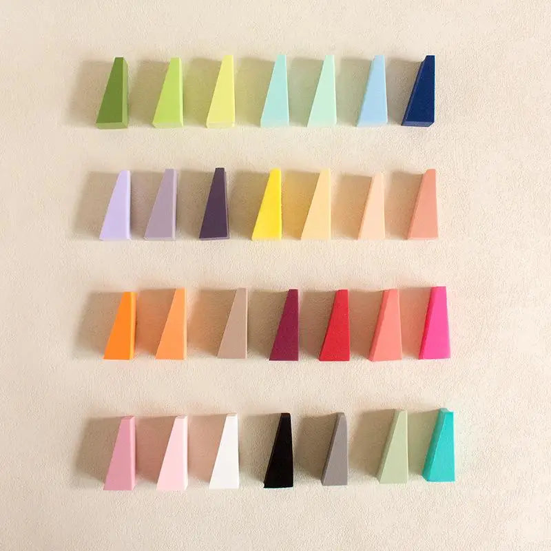 10/50/100Pcs Mini Wedge Soft Makeup Sponge Wet Dry Foundation Beauty Sponge Set Vue