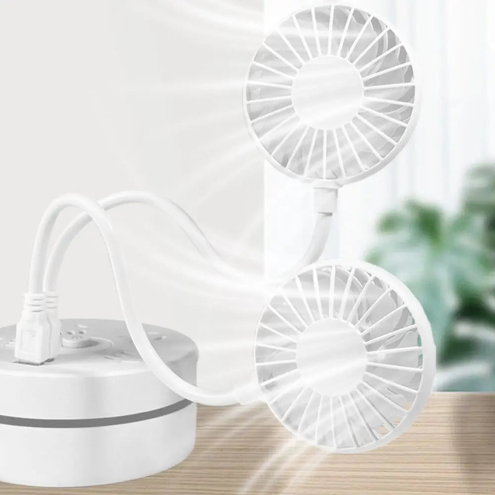 Small USB Rechargeable Fan Mute Operation Creative Design Handheld