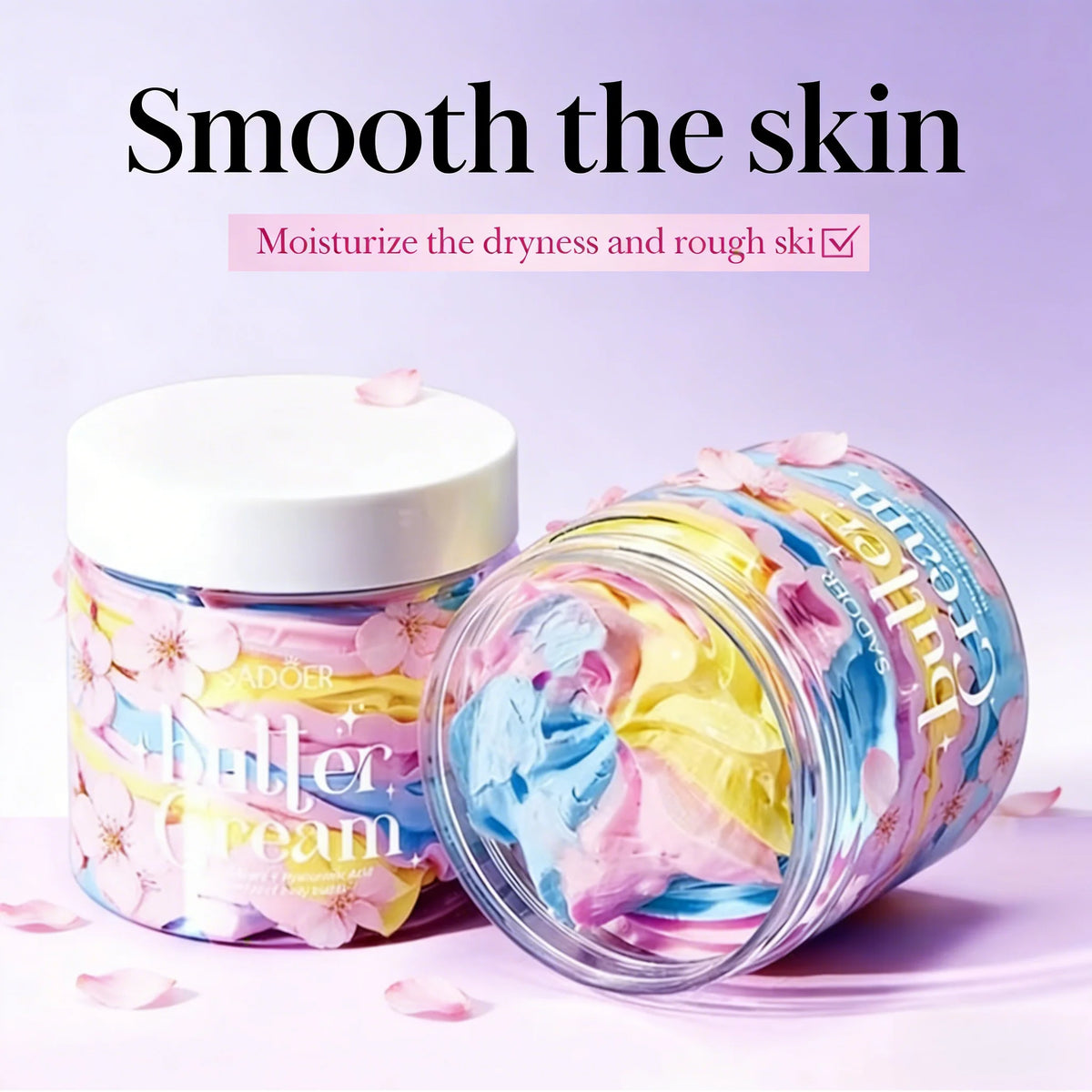 1 Box*180G of Sakura Body Lotion, Moisturizing Lotion, Formulated with a Non-Greasy Formula, Suitable for Dry, Sensitive, Mature Skin, Women's Face and Body Care, Brightening, Smoothing Skin, Body Moisturizing Lotion Vue