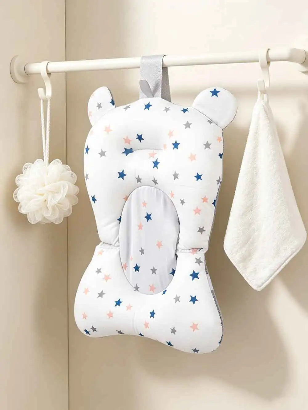 vvocci Baby bath net; baby bath anti-slip floating mat; children's bath mat; newborn bath tub baby bath support cradle Vue