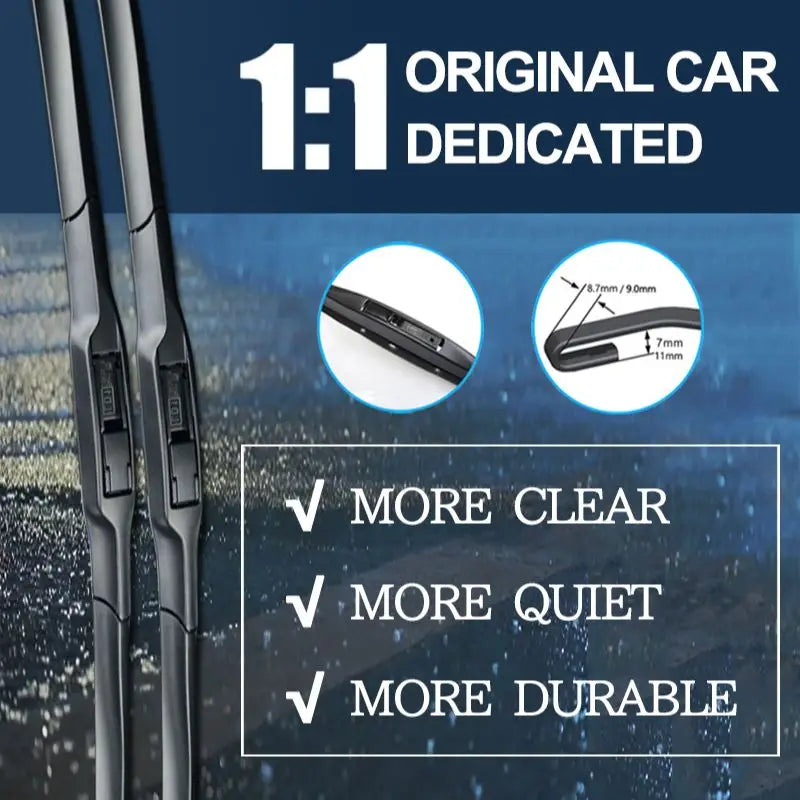 Isuzu D-Max Mk3 RG 2020–2023 Hybrid Beam Wiper Blades Windshield Wiper Blades Vue