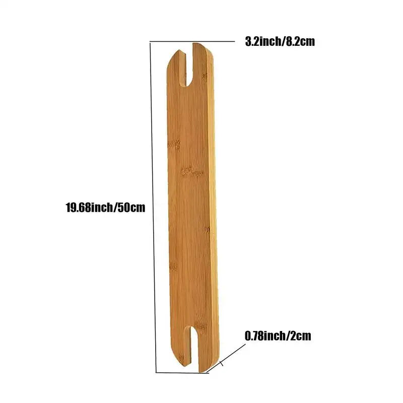 50cm Baby Highchair Foot Rest Footrest Baby Natural Bamboo Baby Highchair Foot Rest High Chair Footrest with Rubber Ring Vue