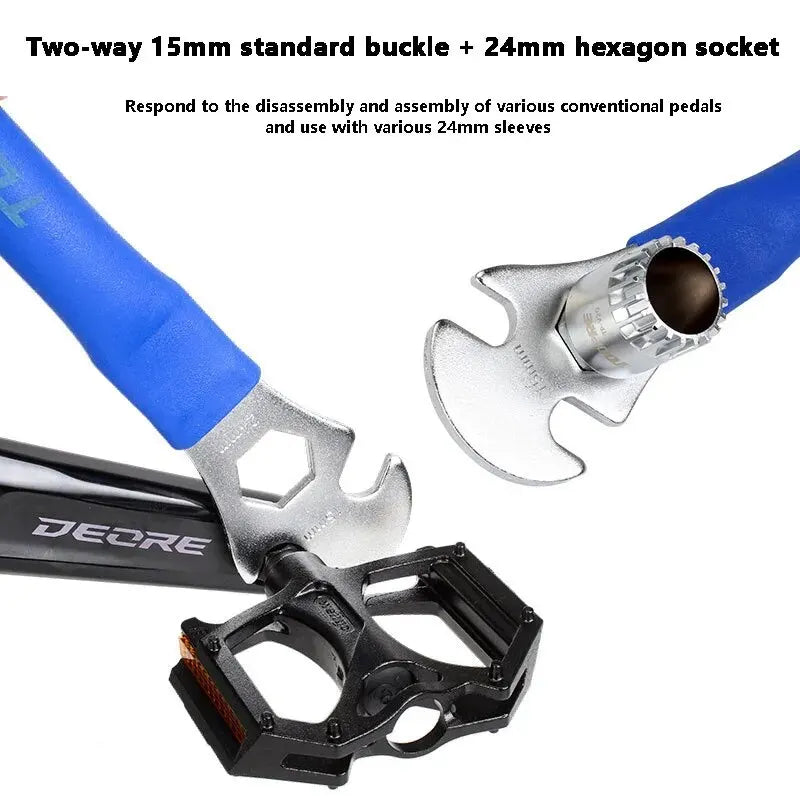 Mountain Bicycle Pedal Removal Wrench Bike Disassembly Repair Tools