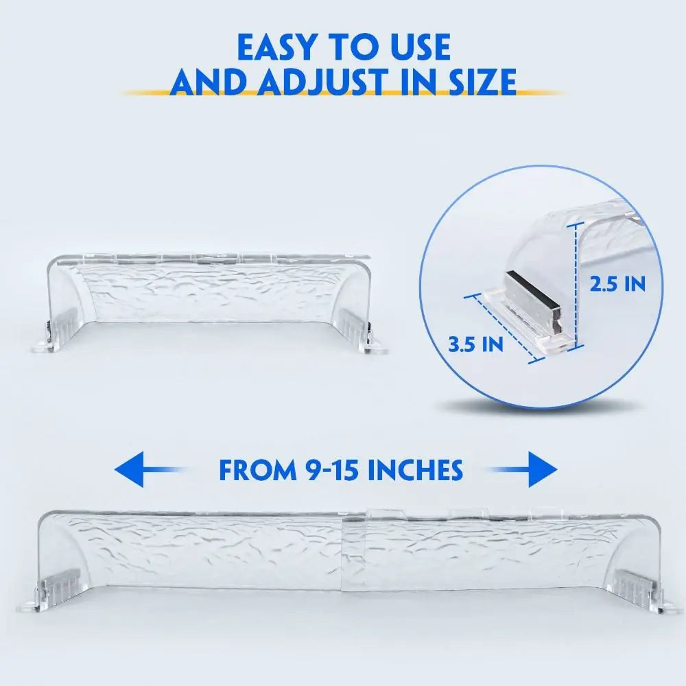 Plastic Magnetic Air Conditioner Vent Deflector Adjustable Anti-Direct Blowing Air Conditioner Deflector Retractable Vue