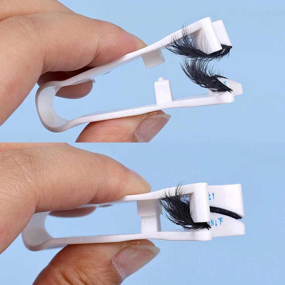 False Eyelash Assist New Quantum Magnetic Eyelash Curler Reusable Eyelashes Applicator Portable Makeup Tools Accessories Vue
