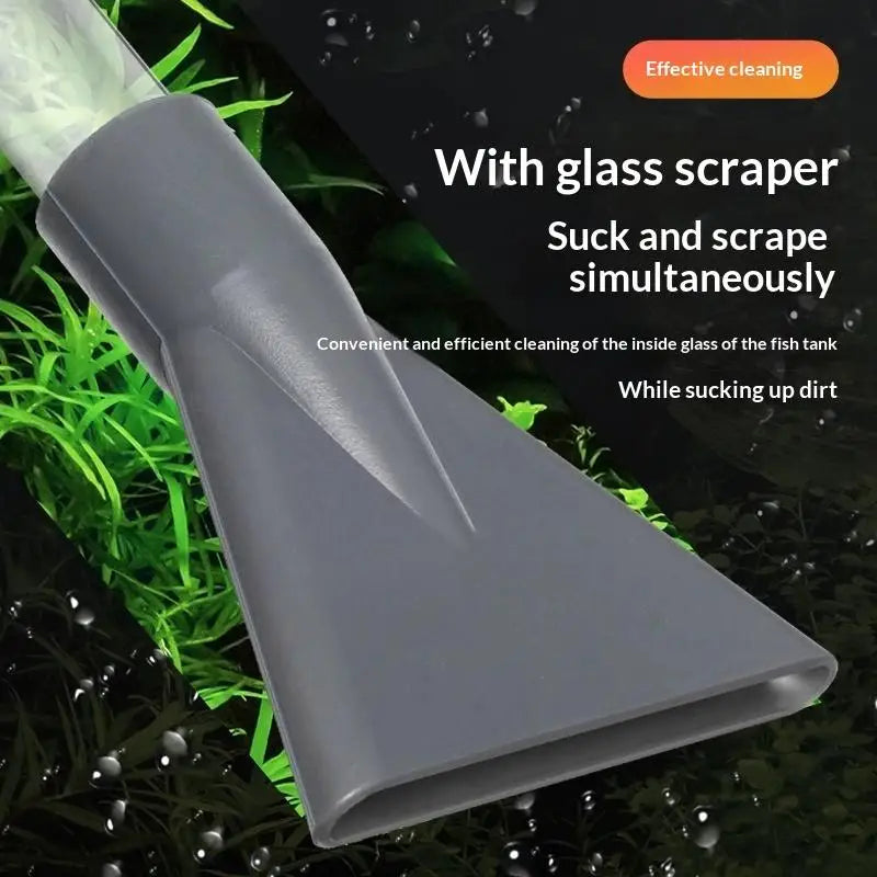 Fish Tank Gravel Siphon Vacuum Cleaner 5 in 1 Water Changer Kit for Aquarium Sand Washing and Home Fishkeeping Vue