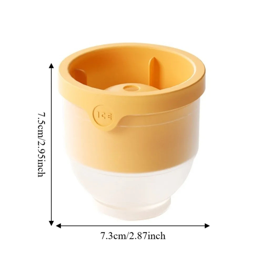 3PCS/SET Stackable Ice Ball Maker 6cm Diameter Food-Grade Silicone Whiskey Ice Cube Mold DIY Quick-Freezing Ice Cube Mold Party Vue