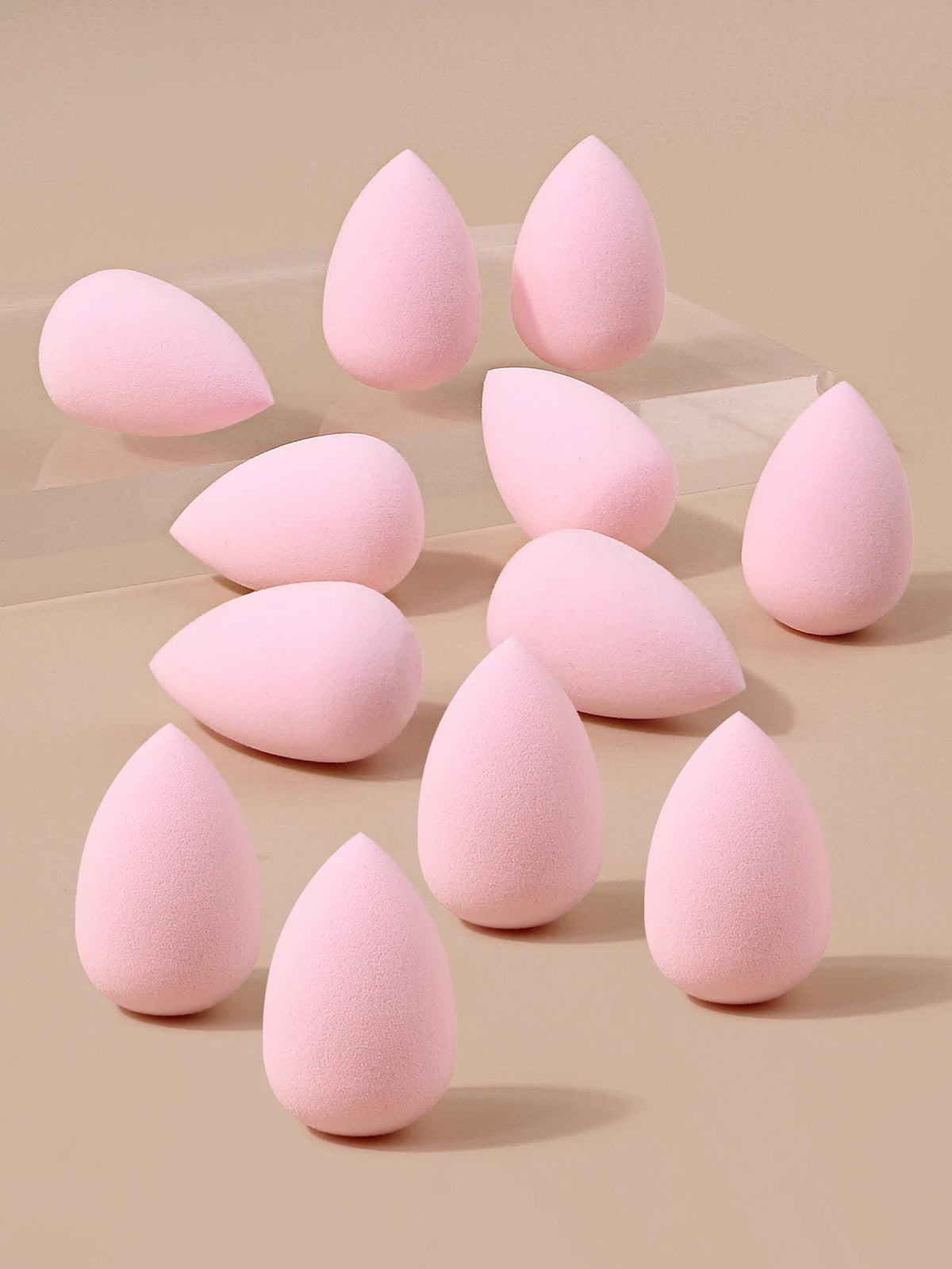 8Piece Mini Makeup Sponge Set, Suitable For Liquid BB Cream Powder Application, Makeup Egg Dry Wet Dual‑Use Powder Puff Vue