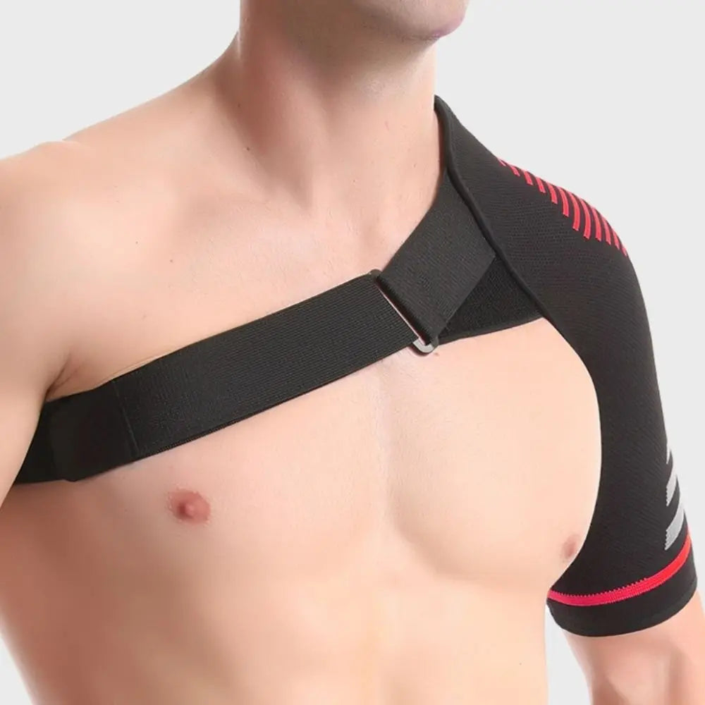 Knitted Compression Shoulder Brace Adjustable Breathable Shoulder Support Strap Protection Durable Shoulder Orthopedic Brace Vue