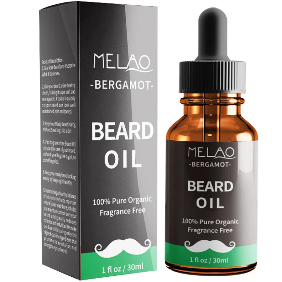 30ml Beard Growth Oil Serum For Men Beard Growth And Grooming Soften Strengthen Styling Beard Oil Beard Care Thicker Nourish Vue