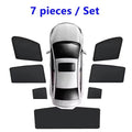 For Jetour Dashing 2024 2025 2026 Soueast S06 Car Mesh Sunshades Windshield Magnetic Sun Visors Privacy Curtains Accessories Vue 7pcs Sunshades