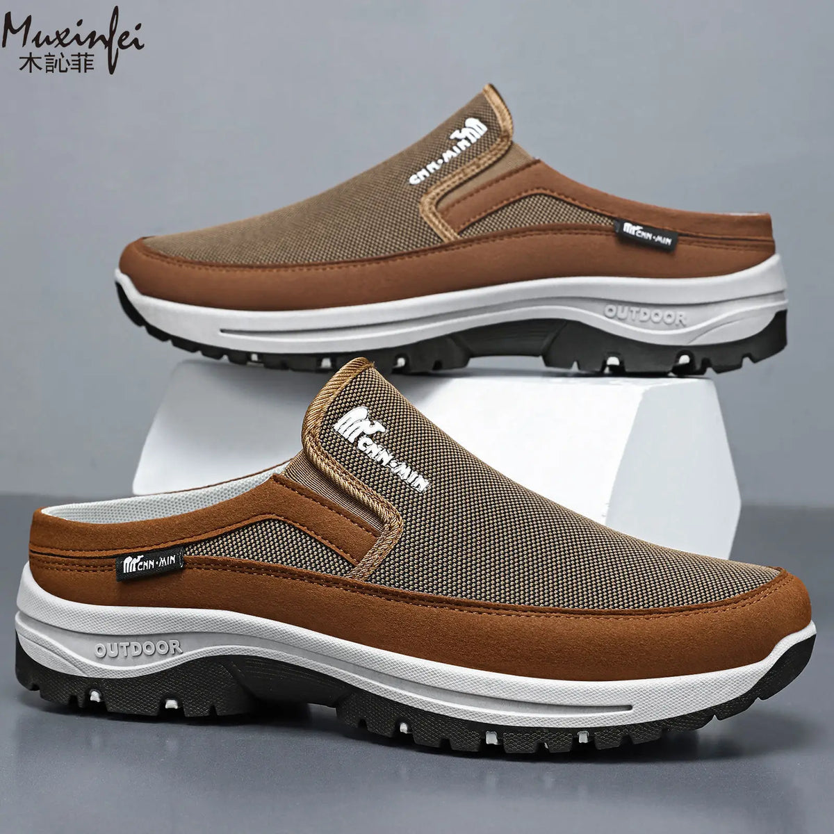 Men's Breathable Casual Slip-On Shoes – Sizes 39–47 Casual Slip-On Shoes Vue