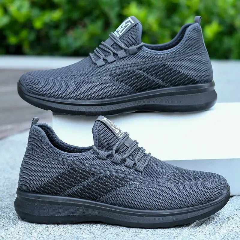 Men's Lightweight Slip-On Canvas Sneakers – Breathable Casual Canvas Slip-On Sneakers Vue