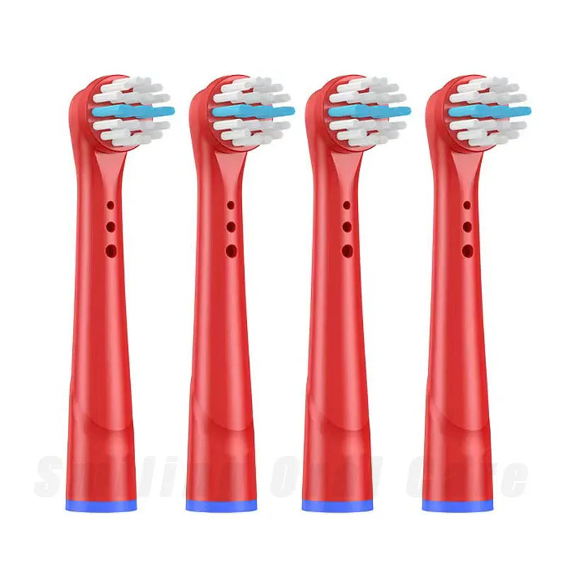 Applicable Replacement Electric Toothbrush Head For Oral-B D100K 3710 D12 D10 D100 Soft Bristle Oral B Children's Brush Head Vue 4PCS