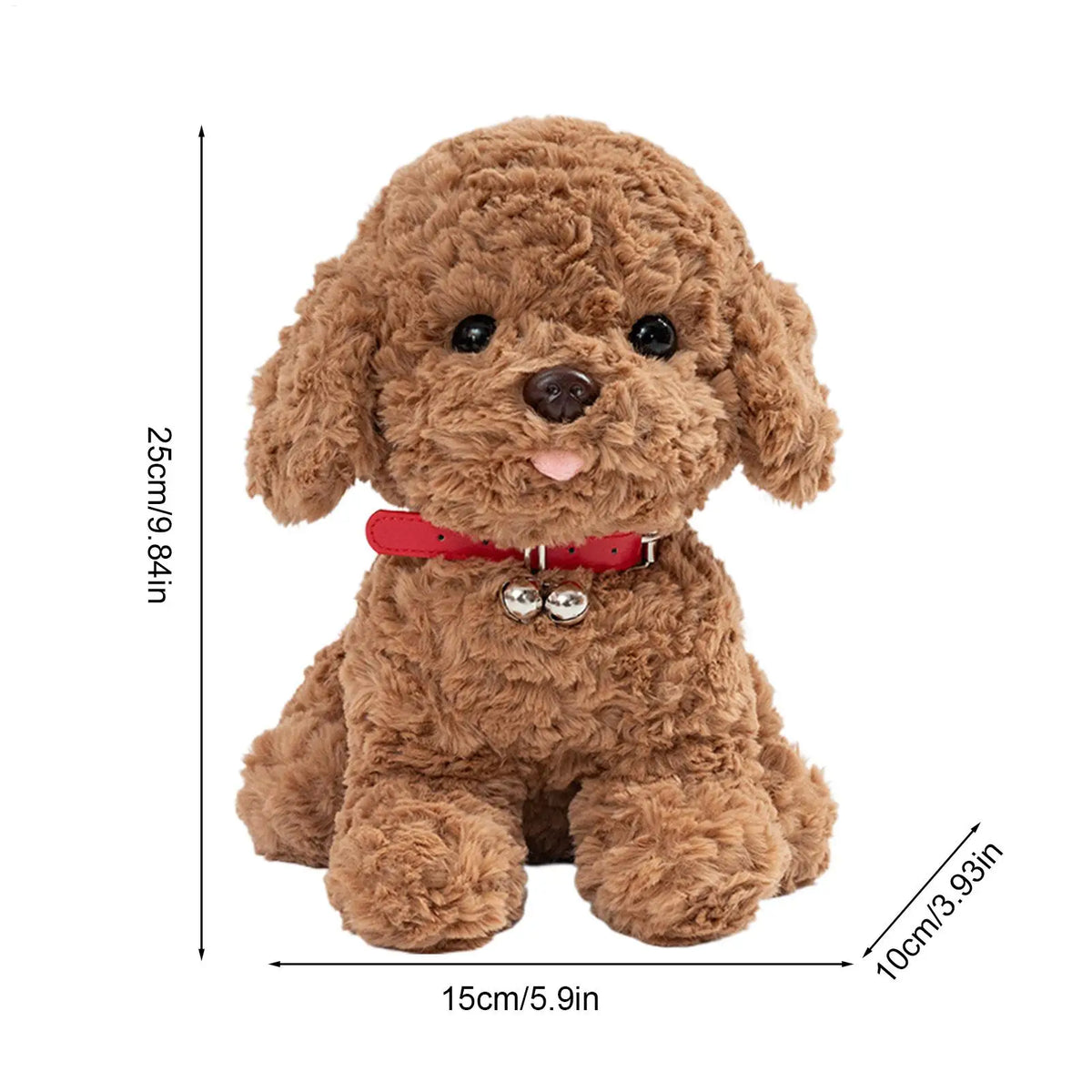 Interactive Robot Puppy Plush Toy - Realistic Pet Toy Moving, Talking Electronic Puppy Dog for Kids, Boys, Girls, Teens Vue