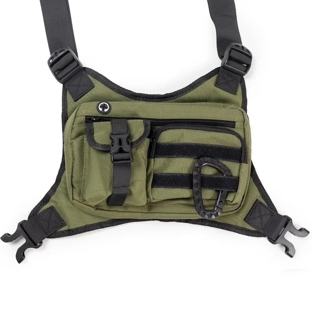 Spot Outdoor Tactical Chest Bag Running Riding Field Multifunctional Tactical Vest Vue