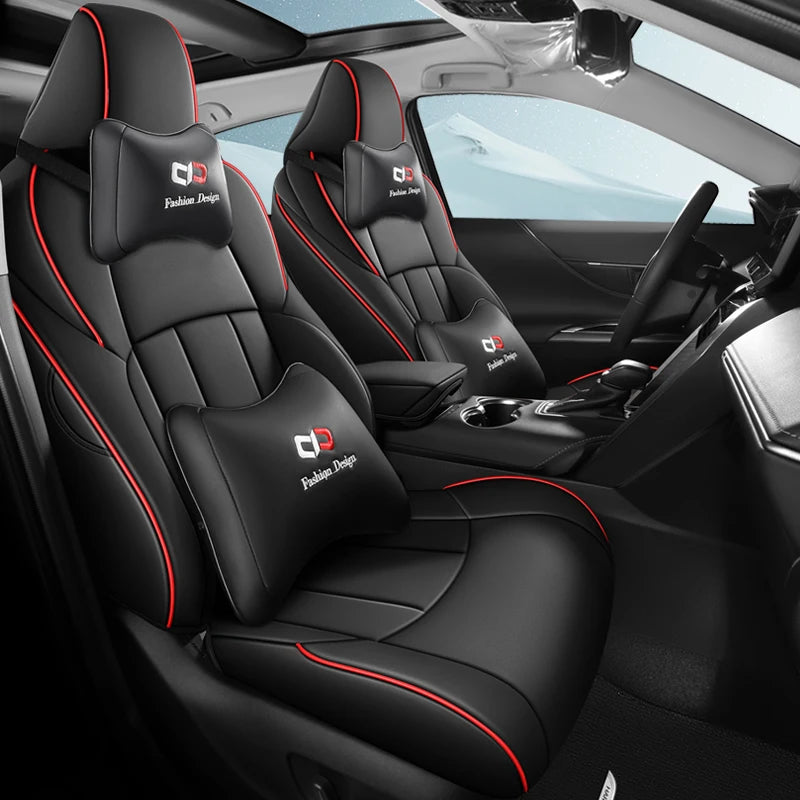 Design Car Special Seat Cover for Toyota Venza Harrier 2022-2024 Premium Leather Waterproof Protective Car Styling Accessories Vue