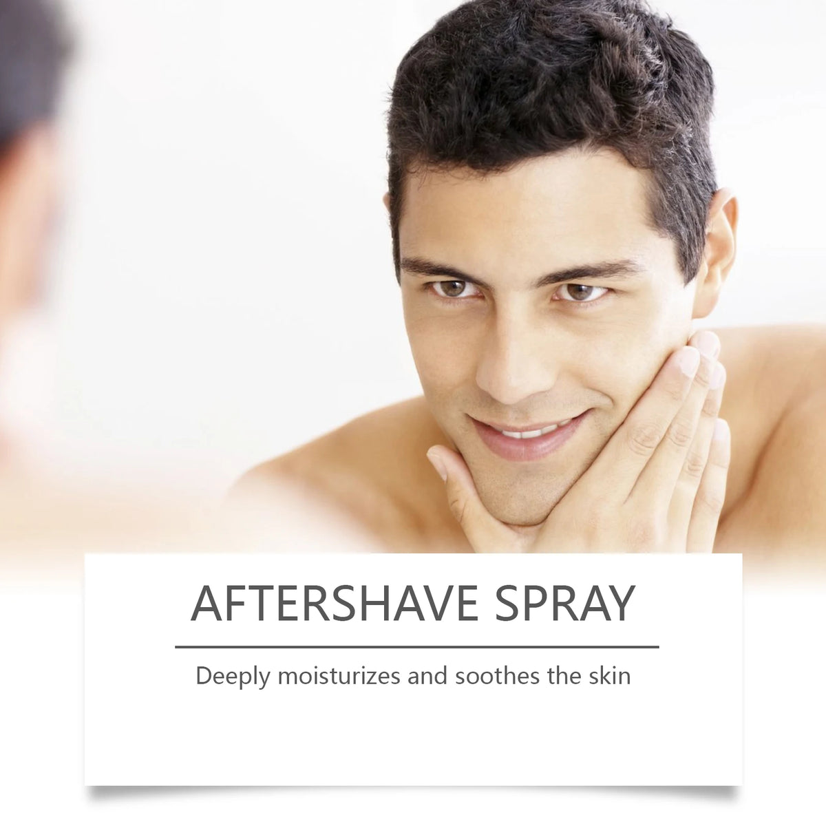 Men's After Shave Fragrance Spray, Mild Cleansing, Nourishing & Hydrating Refreshing Soothing Calming Beard Essence Spray Vue