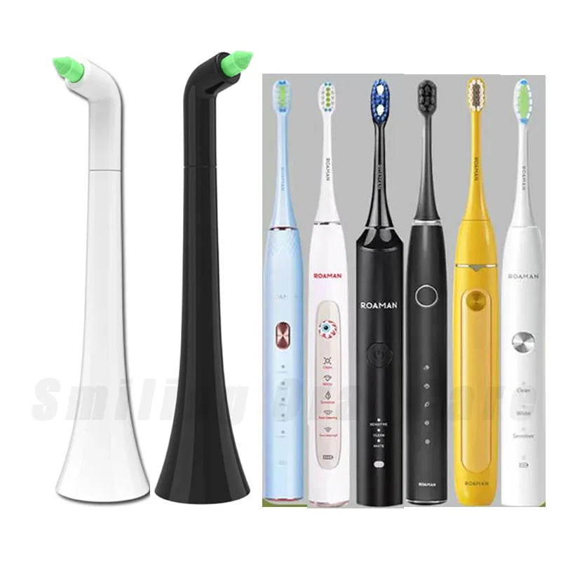 4/8PCS for Roman Electric Toothbrush T3 T5 T6 T10S T20 E7 S3 P6 L11 Replace Interdental Brush for Cleaning Braces/Between Teeth Vue