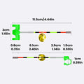 Bite Alarm High Sensitivity Clip All-Weather Waterproof Fishing Float Alarms Indicator for Adults Enthusiasts Families Friends Vue with bell