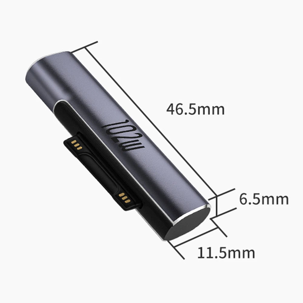 USB-C PD Adapter for Microsoft Surface Pro Go Book – 102W USB-C Charging Adapter Vue