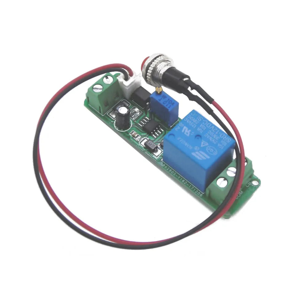 DC 12V Timing Timer Delay Turn OFF Relay Module 1~10s Time Adjustable Relay with Indicator Light External Trigger Delay Switch Vue