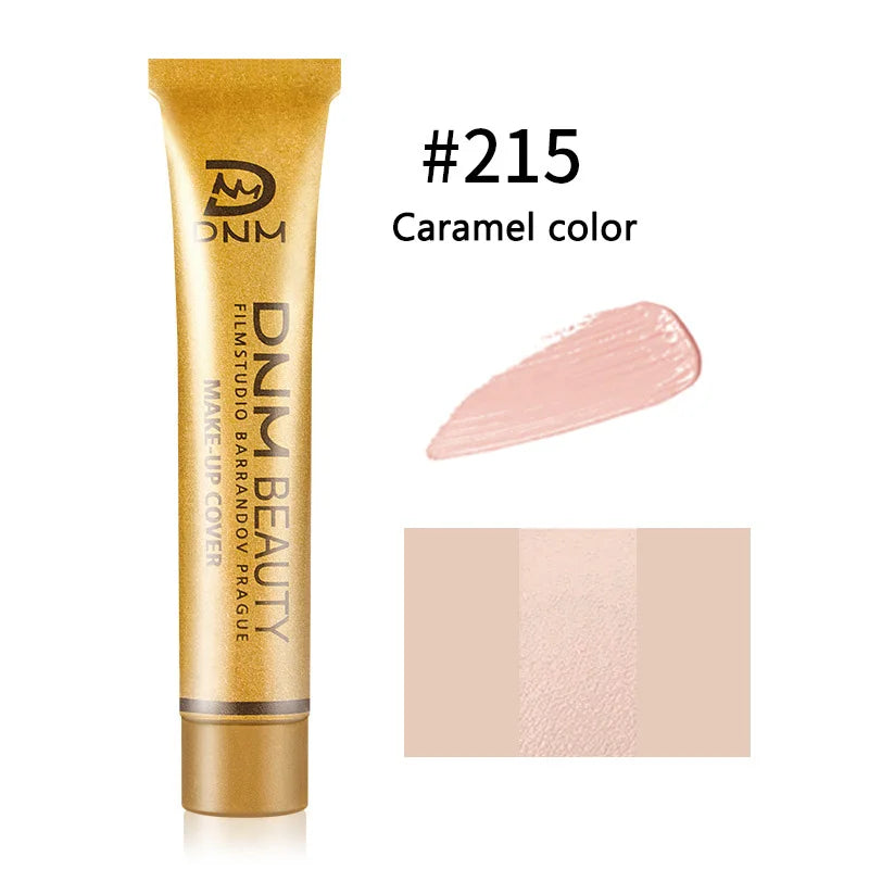 Full Skin Concealer Foundation Cream Face Professional Blemish Cover Dark Spot Tattoo Contour Makeup Liquid Concealer Cosmetic Vue 215