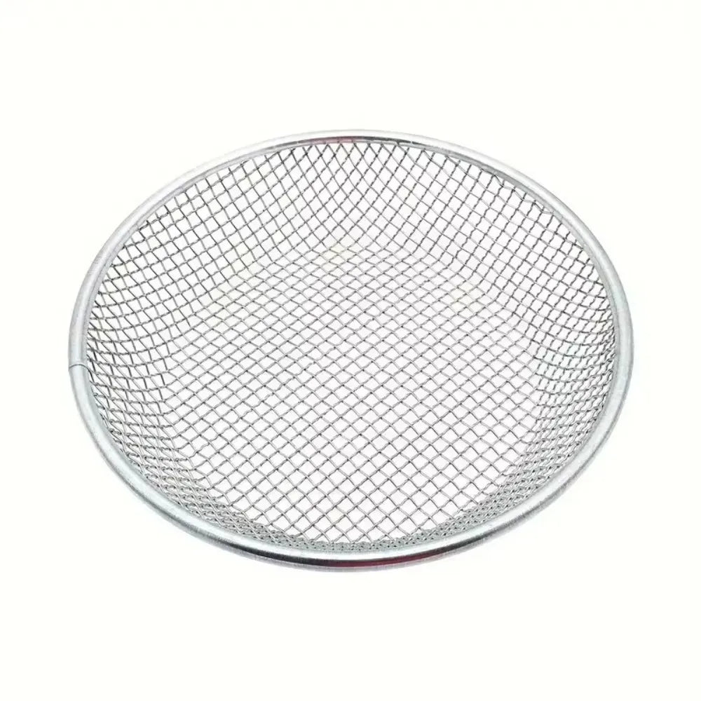 4/6/8 MM Garden Soil Sifter Round Rust-Resistant Gardening Sand Sieve Heavy Duty Sifting Equipment Metal Soil Sieve Vue Silver 0.24-11.81in