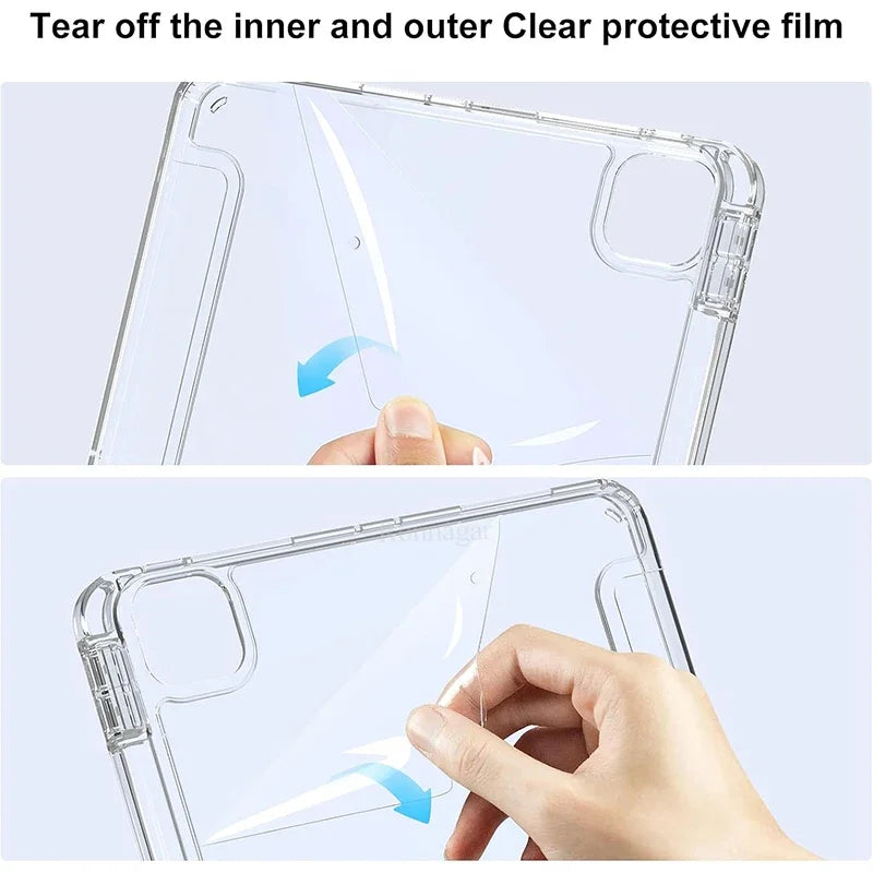 Ronnagar Y Fold Magnetic iPad Case with Pen Holder Tablet Case Vue