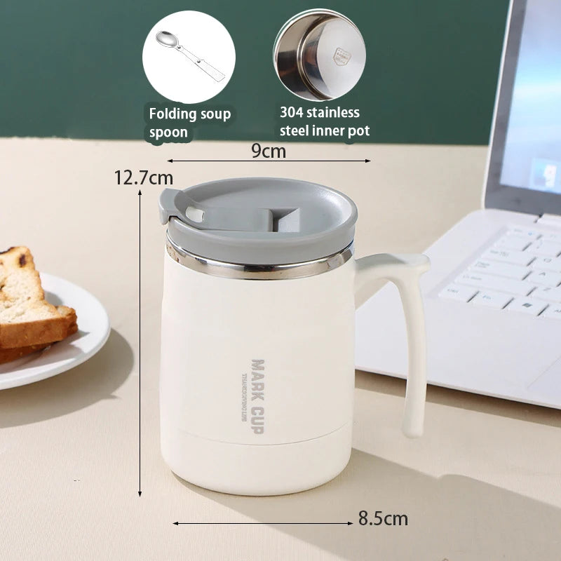 Thermal Coffee Mug Spoon Double Wall Stainless Steel Cold Water Vue A1 1pc