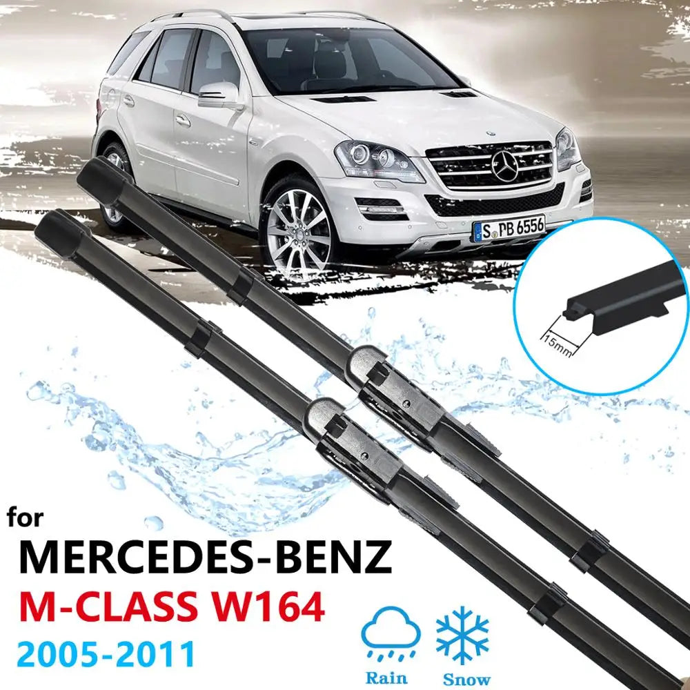 Wiper Blades – Mercedes-Benz M-Class W164 2005–2011 Windshield Wiper Blades Vue Default Title