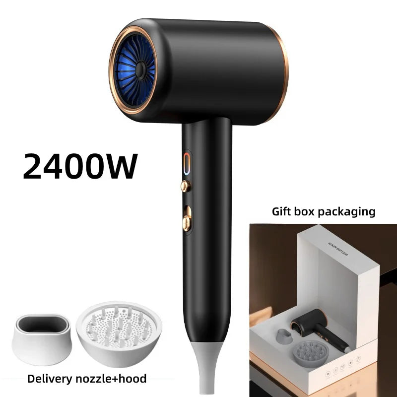 XMSJ 2400W Negative Ion Hair Dryer with Diffuser | Salon-Grade Negative Ion Hair Dryer Vue