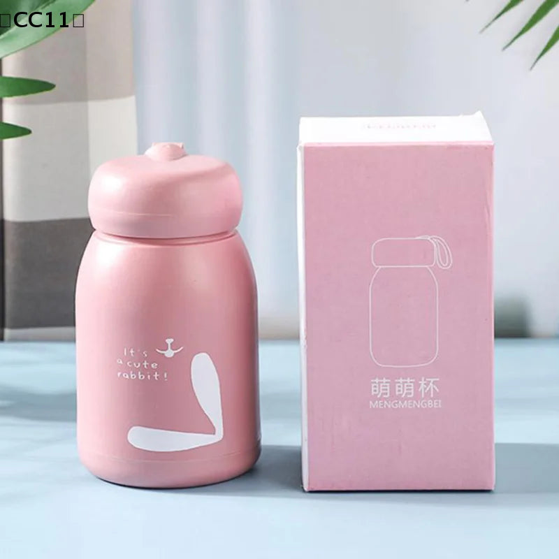 CC11Mini Cute Bottle Portable Thermal Mug Glass Insulation Cup Vacuum