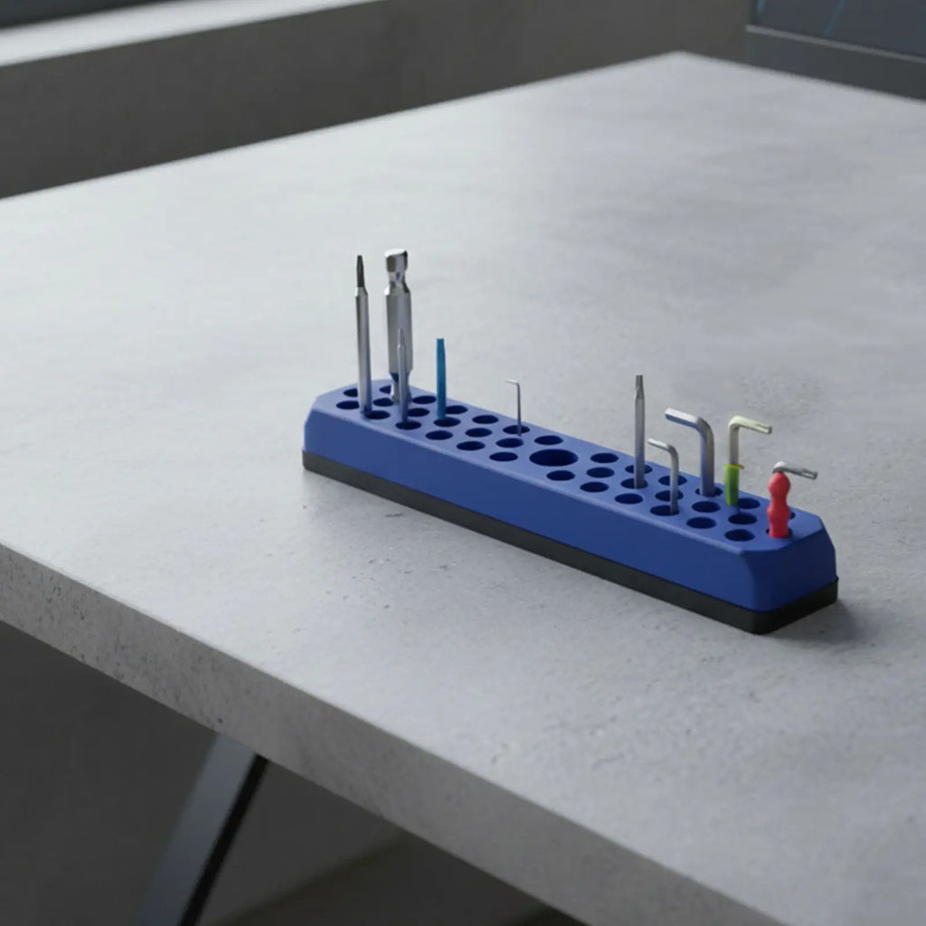 43-Hole Hex Bit Holder Organizer for 1/4" Screwdriver Bits Bit Holder Organizer Vue