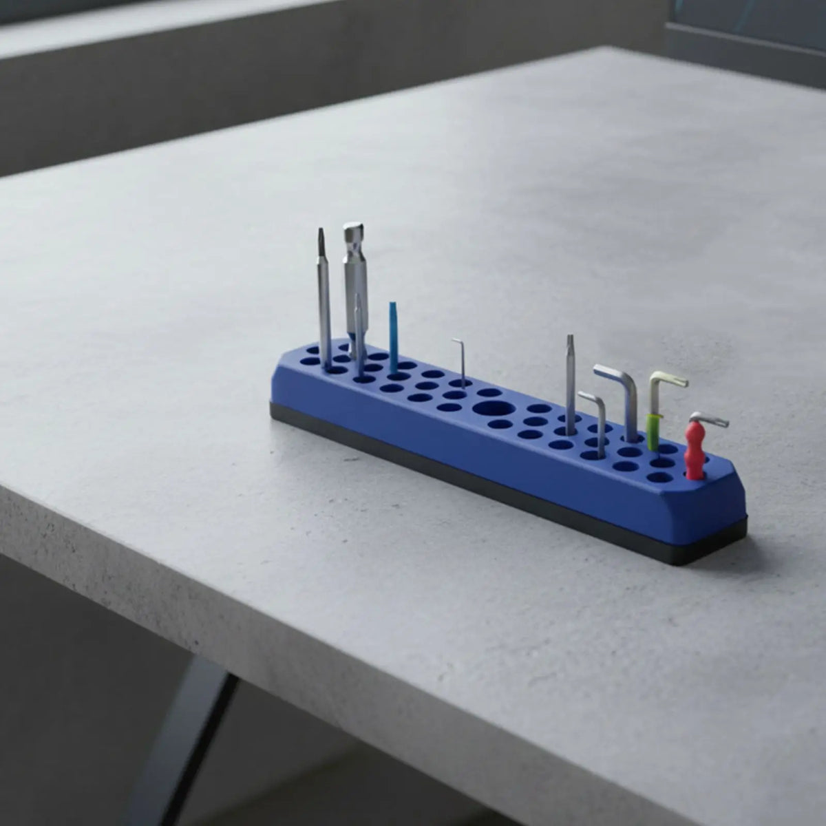 43-Hole Hex Bit Holder Organizer for 1/4" Screwdriver Bits Bit Holder Organizer Vue