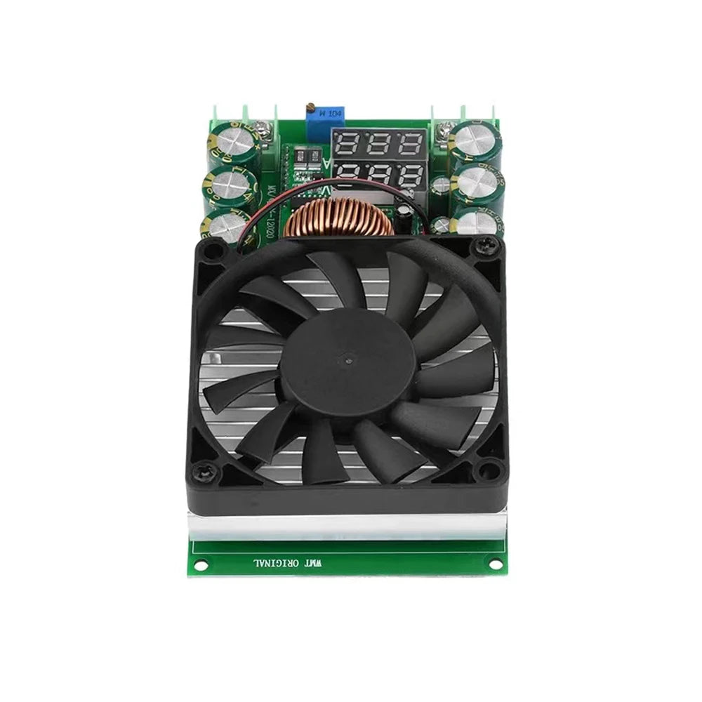 600W High Power Adjustable Step-down Power Supply Module DC25-120V to DC1.2-75V Power Supply Board with Voltage/Vurrent Display Vue